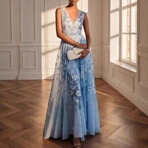 Women’s Digital Print Sleeveless Dress | High-Waist | Elegant Casual Style